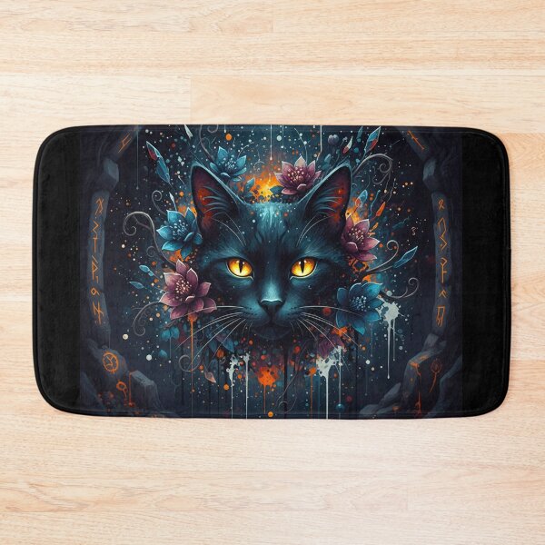 Item preview, Black cat spiritual designed and sold by Apocalyptik Designs .