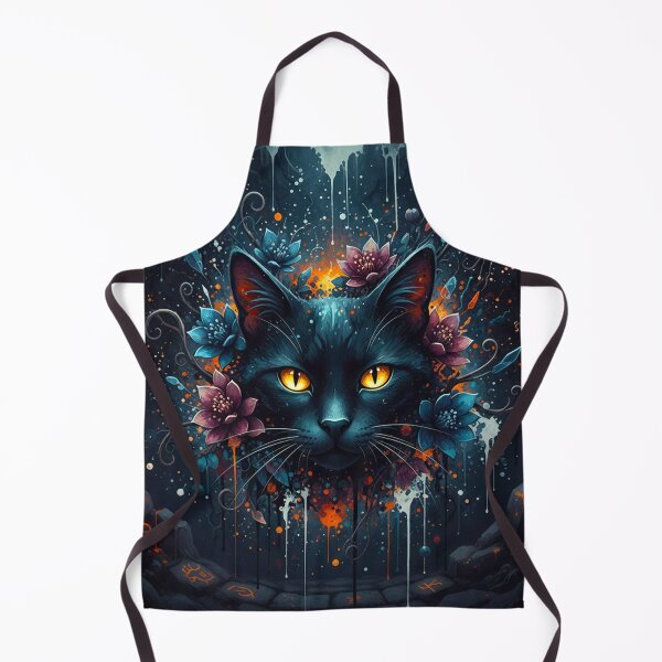 Item preview, Black cat spiritual designed and sold by Apocalyptik Designs .