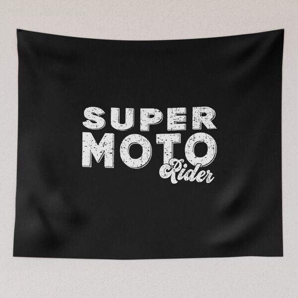 Item preview, SUPER MOTO RIDER motorcycle lover dirt bike with slick tyres motorcycle lover motorsports motorsport fan  designed and sold by Jt41.