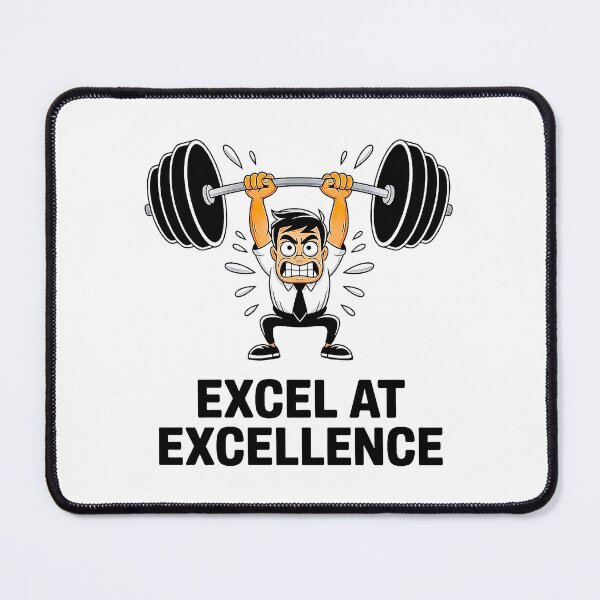 Item preview, Excel Strength Funny Office Workout Humor Design designed and sold by Amanda's Factory.