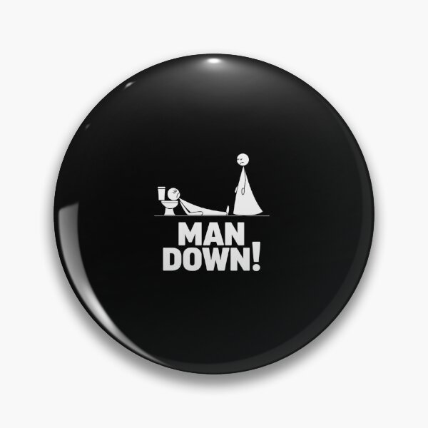 Item preview, Man Down Wedding Minimal Funny Bachelor Single Men Gift Tank  designed and sold by FortuneFull.