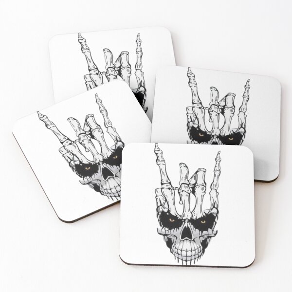 Item preview, Rock Skull – Heavy Metal Tattoo Skull | Music Band Streetwear Graphic designed and sold by SkullVibe Collective.