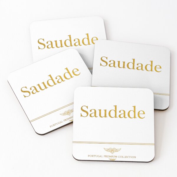 Item preview, audade Minimalist Portuguese Gold Print designed and sold by vivaportugalstore.