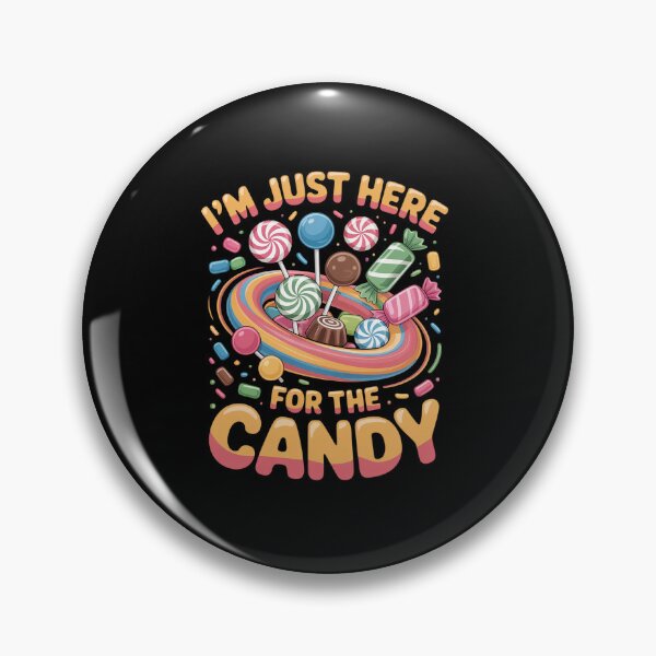 Item preview, I'm Just Here For The Candy Funny Halloween Pun Long designed and sold by namibambam.
