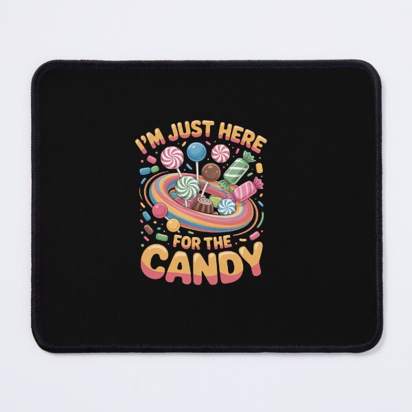Item preview, I'm Just Here For The Candy Funny Halloween Pun Long designed and sold by namibambam.