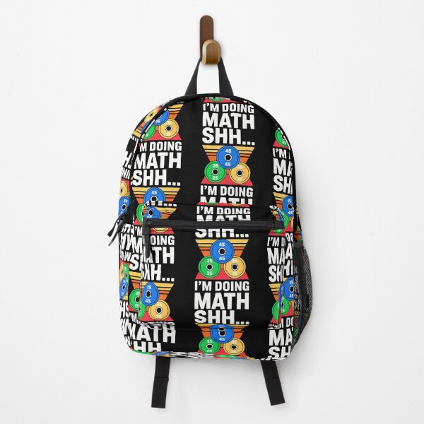 Item preview, Shhh I'M Doing Math Funny Gym Weightlifting designed and sold by TamaraIrma.
