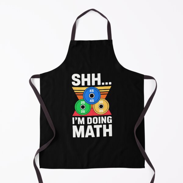 Item preview, Shhh I'M Doing Math Funny Gym Weightlifting designed and sold by TamaraIrma.