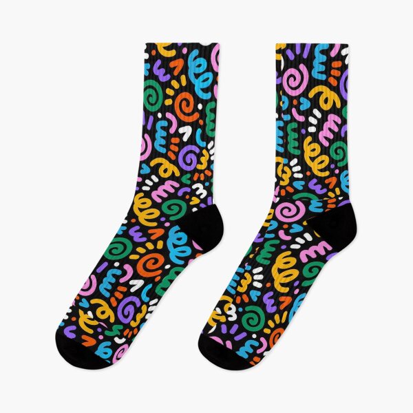 Item preview, Vibrant Abstract Doodle Pattern designed and sold by Lineesh Kumar.