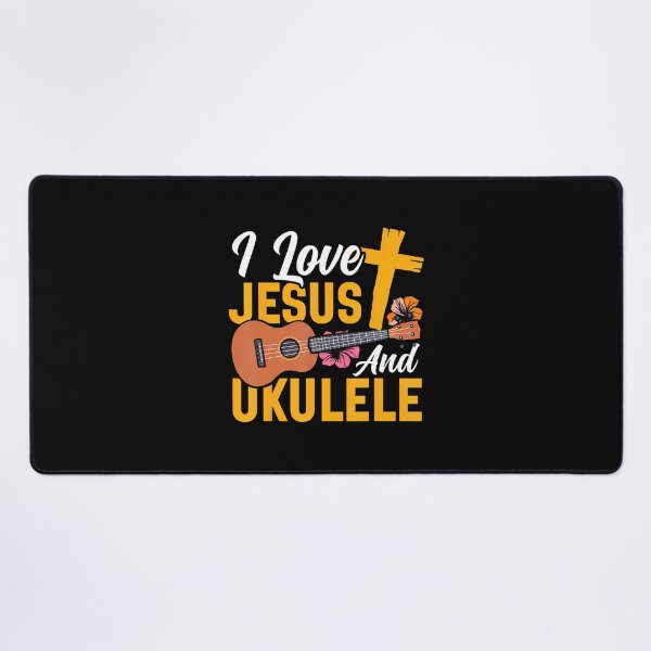 Item preview, Hawaiian Ukulele Uke Jesus Faith Christian I Love Jesus And designed and sold by TerryAnnie.