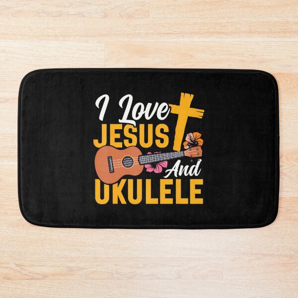 Item preview, Hawaiian Ukulele Uke Jesus Faith Christian I Love Jesus And designed and sold by TerryAnnie.