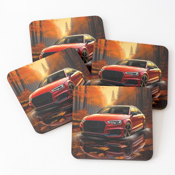 Item preview, Hot hatch machine glowing against deep orange woodland colors designed and sold by RevUpDesign.