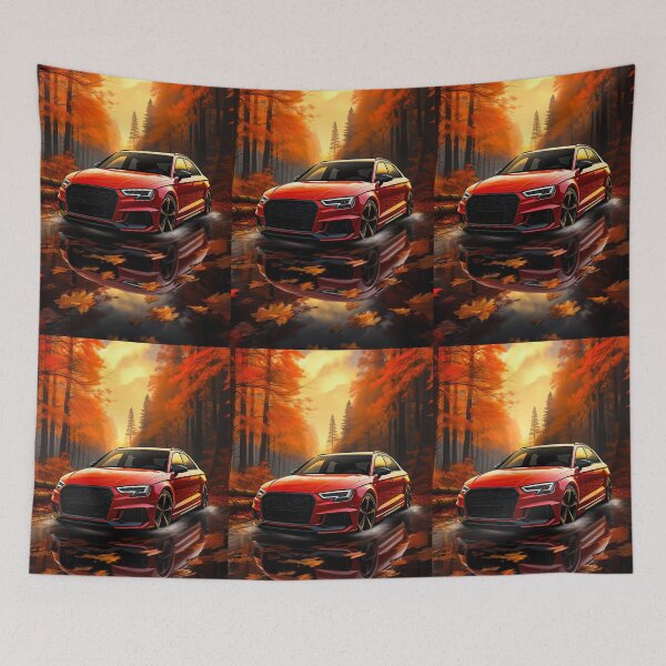 Item preview, Hot hatch machine glowing against deep orange woodland colors designed and sold by RevUpDesign.