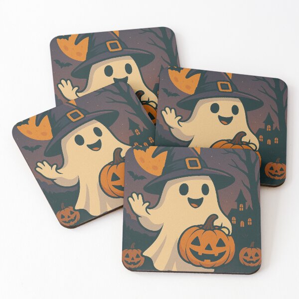 Item preview, Moonlit Ghost and Pumpkin Jack designed and sold by Krfto.