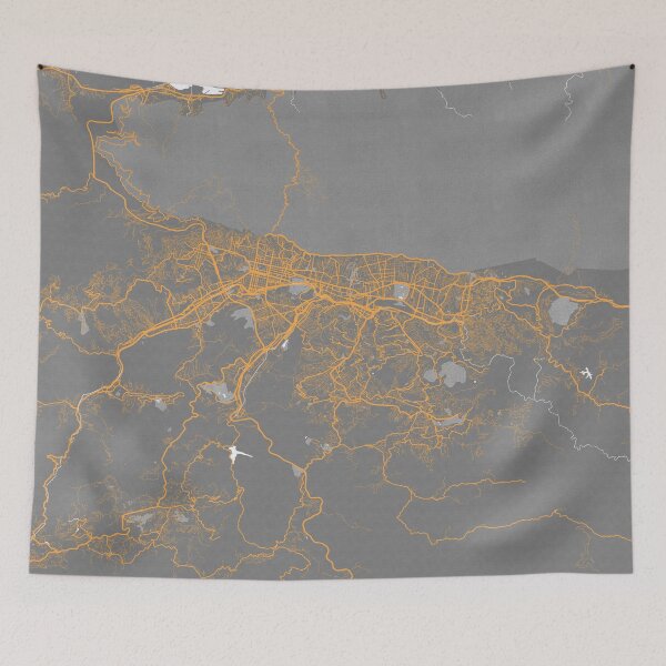 Item preview, Caracas City Map of Venezuela - Bauhaus designed and sold by deMAP.