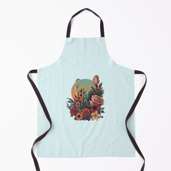 Item preview, Urban Floral Collage: Nature and Industry Art with Roses, Tulip, Bird, and Bridge Silhouette, Neo-Traditional Style designed and sold by HimBoo.