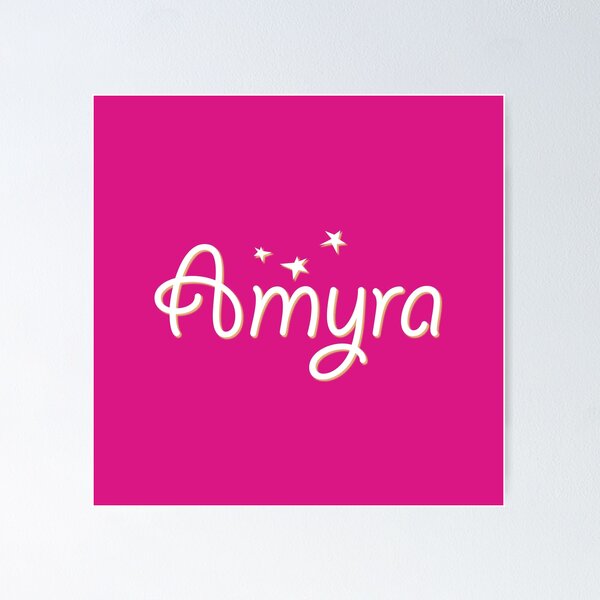 Item preview, My Name is Amyra designed and sold by CharlottePlaceArt.