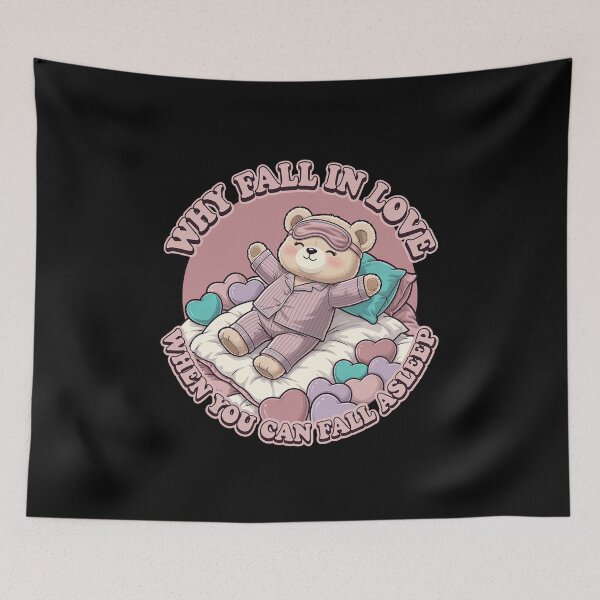 Item preview, Why Fall In Love When You Can Fall Asleep Valentine's designed and sold by elderberry.