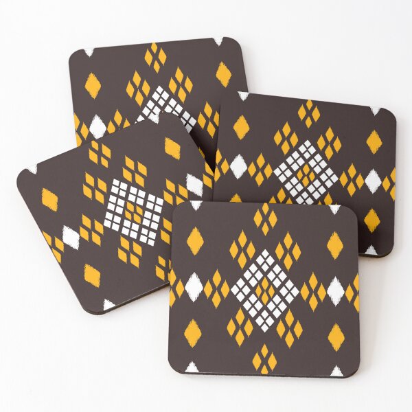 Item preview, Thai laikit - brown, yellow designed and sold by Sukjai@Design.