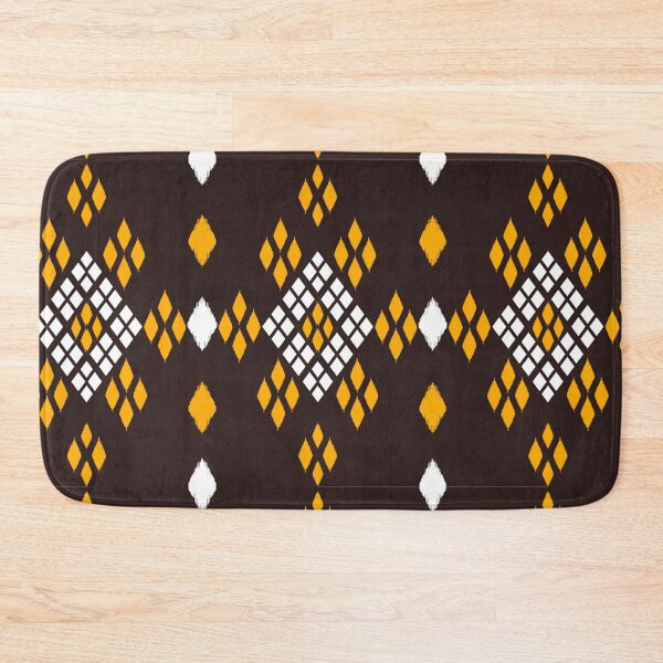 Item preview, Thai laikit - brown, yellow designed and sold by Sukjai@Design.