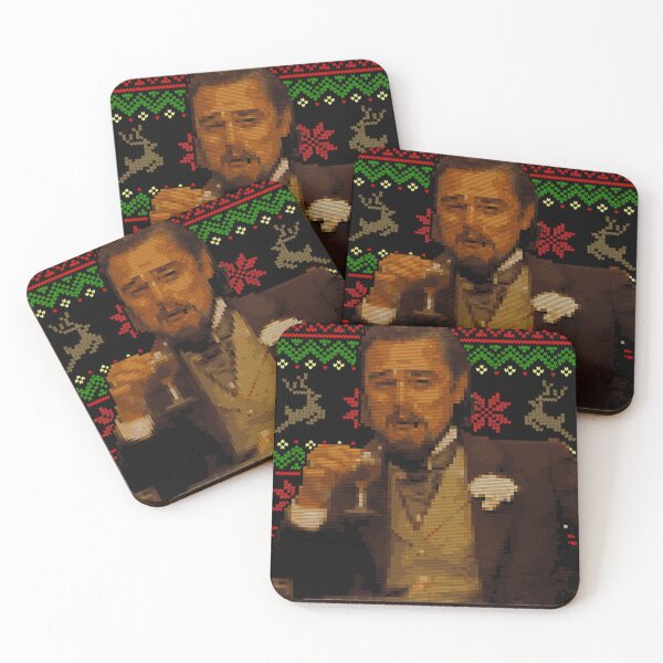Item preview, Dicaprio drinking memes---ugly sweater designed and sold by MathildeMerten.
