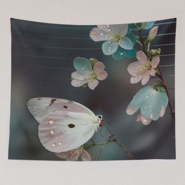 Item preview, Butterfly with Dewy Blosso designed and sold by DavidePoggio.