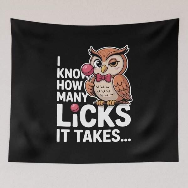 Item preview, I Know How Many Those Licks It Takes Funny Saying Tank designed and sold by LKappa3Faber.