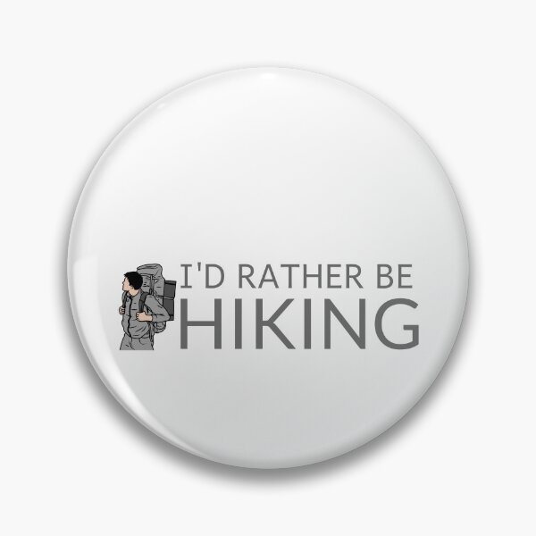Item preview, Hiking Lover Gift: I Would Rather Be Hiking designed and sold by crazydotdesigns.