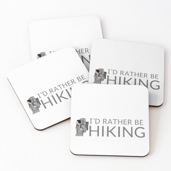 Item preview, Hiking Lover Gift: I Would Rather Be Hiking designed and sold by crazydotdesigns.