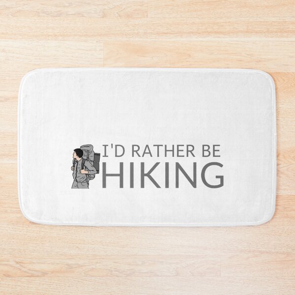 Item preview, Hiking Lover Gift: I Would Rather Be Hiking designed and sold by crazydotdesigns.
