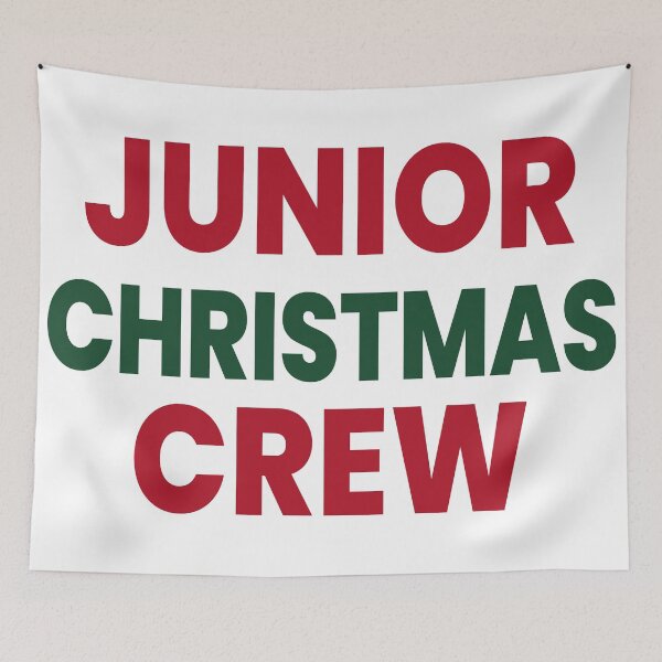 Item preview, Junior Christmas Crew – Matching Family Holiday Shirt designed and sold by Kewessthetic.