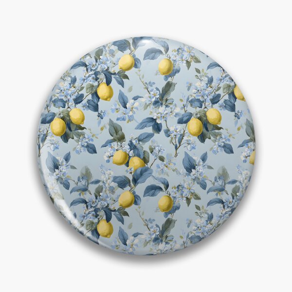 Item preview, Summer Portuguese Azulejo Lemon Pattern Notebook designed and sold by Suzy Perez Art.
