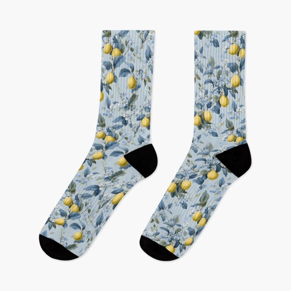 Item preview, Summer Portuguese Azulejo Lemon Pattern Notebook designed and sold by Suzy Perez Art.