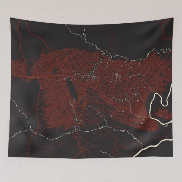 Item preview, Mbuji-Mayi City Map of DR Congo - Vector designed and sold by deMAP.
