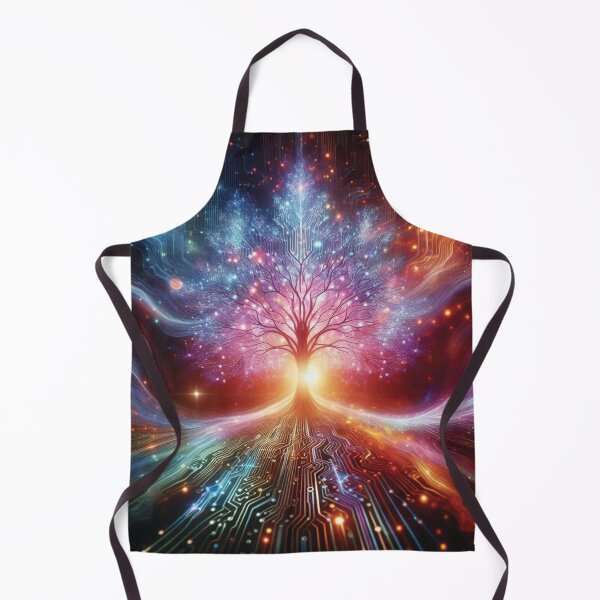 Item preview, Cosmic Symphony Nebula — Surreal Space Music Metaphysical Art Print designed and sold by Meta Mirage .