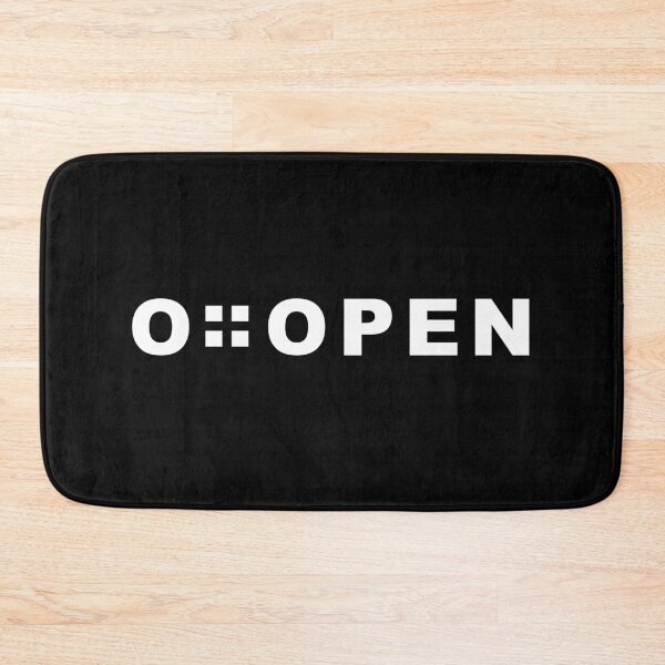 Item preview, O :: OPEN – Minimal Black & White Typography Design designed and sold by ColorNestStudio.