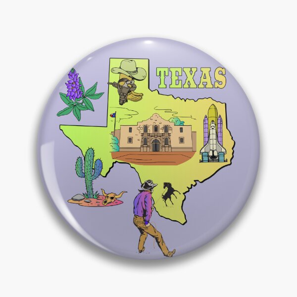 Item preview, Vintage Texas Pride, Cowboy, Bluebonnet, and The Alamo Retro Design designed and sold by mashmosh.