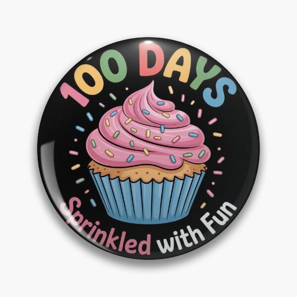 Item preview, 100 Days Sprinkled With Fun Cupcake 100th Day Of School  designed and sold by PowAcademy.