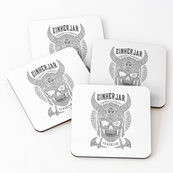 Item preview, Viking Einherjar Skull Chosen For Valhalla Warrior Norse designed and sold by GrandeDuc.