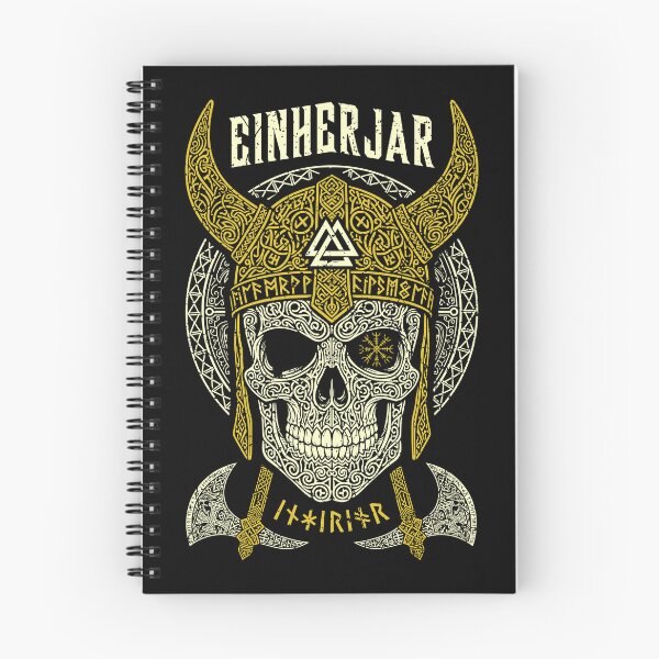 Item preview, Viking Einherjar Skull Chosen For Valhalla Warrior Norse designed and sold by GrandeDuc.