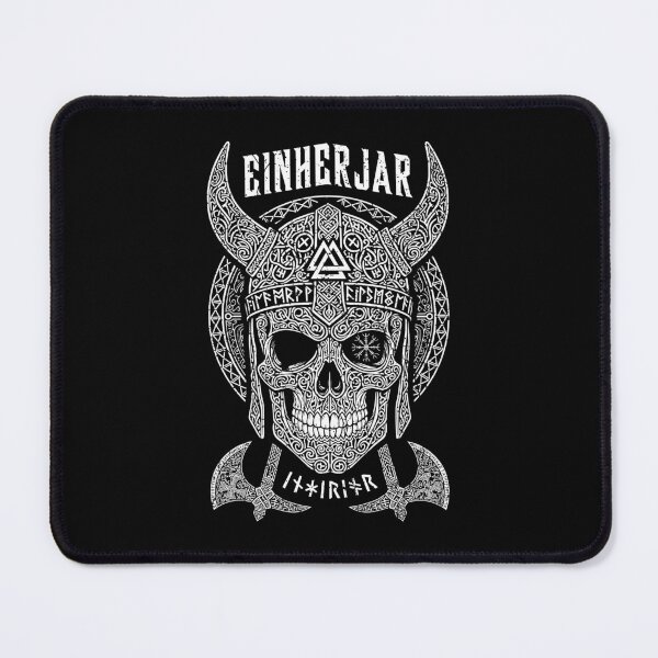 Item preview, Viking Einherjar Skull Chosen For Valhalla Warrior Norse designed and sold by GrandeDuc.