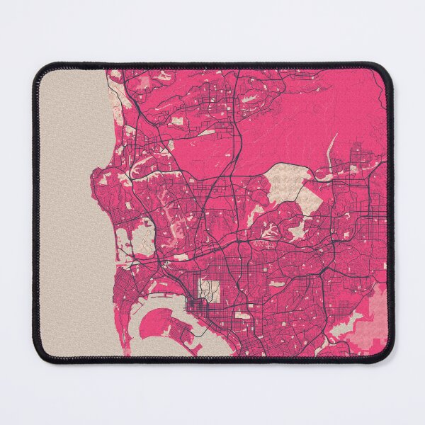 Item preview, San Diego City Map of California, USA - Blossom designed and sold by deMAP.