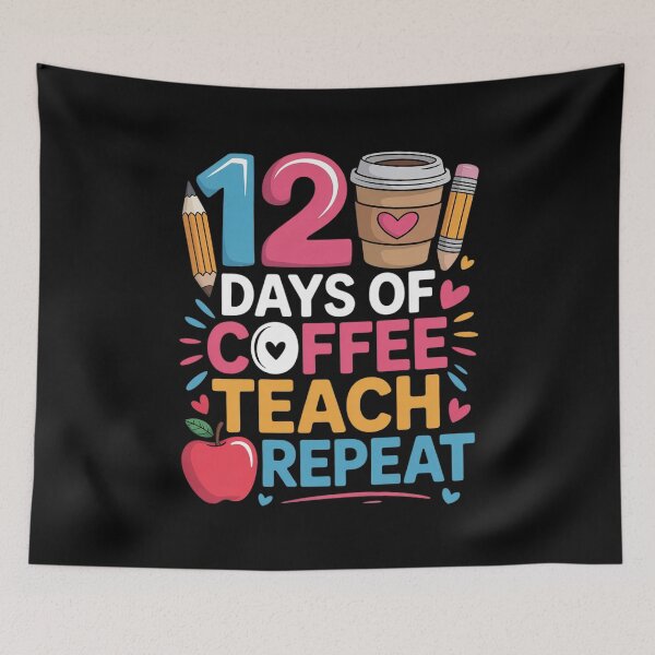 Item preview, 120 Days Of Coffee Teach Repeat 120th Day Of School Teacher  designed and sold by MythWoot.