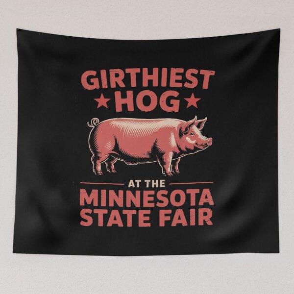 Item preview, Girthiest Hog Minnesota State Fair Funny Pig designed and sold by FortuneFull.