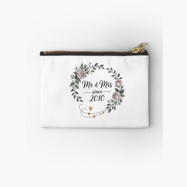 Item preview, Mr And Mrs Since 2010 Wedding Date Year Celebration Graphic designed and sold by IhanVaanMaArt.