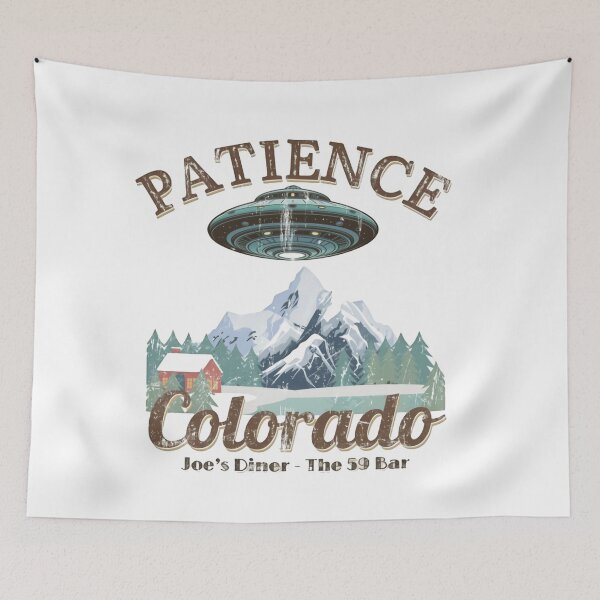 Item preview, Patience Colorado Sarcastic Space Visitor Tales in the Resident Alien TV Show Comedy Sitcom designed and sold by SkeletonsDanger.