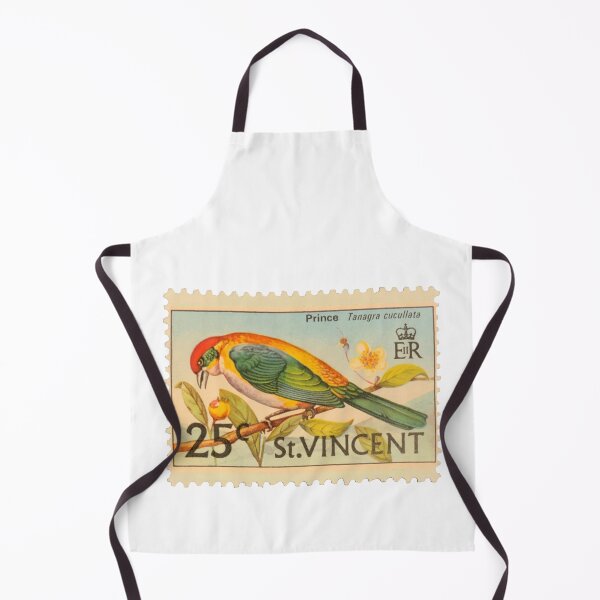 Item preview, Lesser Antillean Tanager St Vincent Vintage Postage Stamp designed and sold by red-amber65.