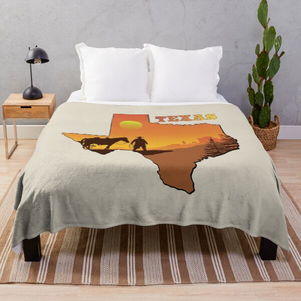 Item preview, Texas Cowboy Sunset Silhouette,The Lone Star Spirit designed and sold by mashmosh.