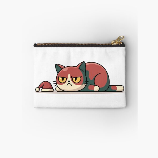 Item preview, Grumpy Christmas Cat designed and sold by FratddArtworks.