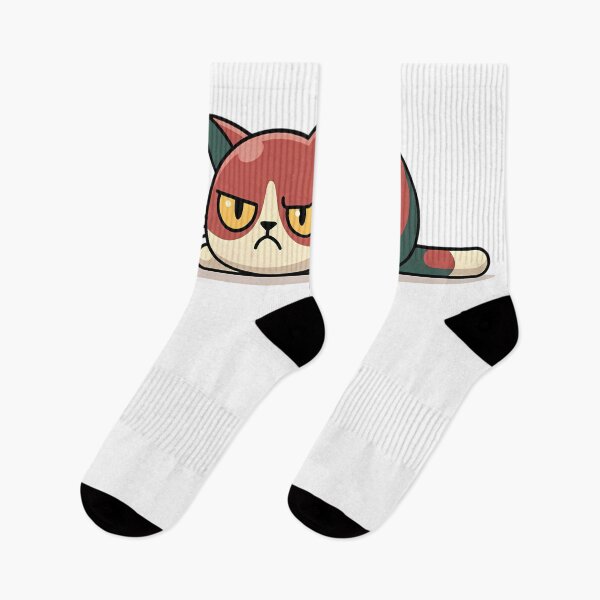 Item preview, Grumpy Christmas Cat designed and sold by FratddArtworks.