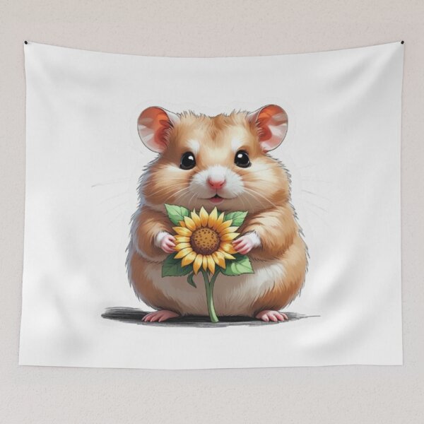 Item preview, Hamster Snack Attack designed and sold by Velora_art01.